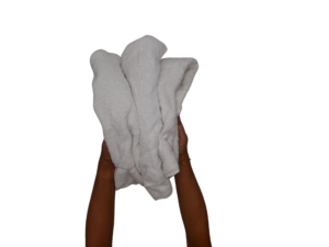 CARTON 10 KG DE CHIFFON SERVIETTE EPONGE BLANCHE