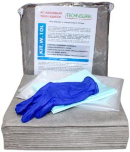 KIT INTERVENTION TOUS LIQUIDES  SAC 10 LITRES